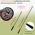 Snake Catcher Net, Rattlesnake Grabber Handling Tool Large Reptile Closure Net, Snake Traps Telescopic Pole Stick, Rattl