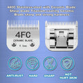 TRAH 3-3/4FC Blade Dog Grooming Clipper Replacement Blades Compatible with Andis Dog Clippers,Most A5, Wahl KM Series Cl