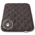 Paw Inspired Washable Padded Crate Mats for Dogs | 29” x 18” Pad, Fits 30-inch Kennels | Leakproof, Waterproof Bottom, Plush Pet Beds (Gray)