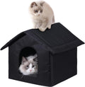 Outdoor Cat House Cat House for Outdoor and Indoor Use - Waterproof Shelter for Cats, Dogs, and Feral Animals
