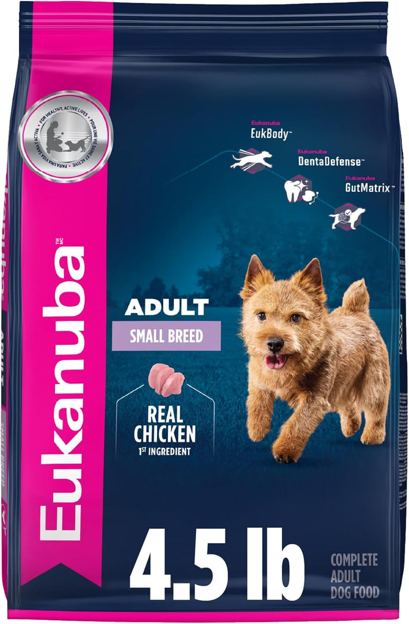 Eukanuba Small Dog Breed Adult Dry Dog Food, 4.5 lb Bag