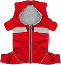 Paiaite Softshell Dog Jacket: Windproof Water-Repellent Outdoor Coat with Safety Reflective, Leash Hole & Fur-Safe Buckl