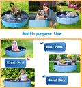 PJZP Dog Pool Foldable pet Pool Dog Swimming Pool Portable Suitable for Indoor and Outdoor use (32x8in)