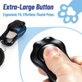 Dog Training Clicker 2-Pack with 3 Volumes-Black & Blue