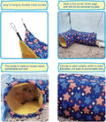 EAEDMY Guinea Pig Rat Ferret Hammock, Small Animal Corner Tunnel & Tubes & Bed for Hedgehog Piggy Chinchilla Hideout Toy