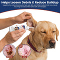 Petnanny Cat Ear Cleaner Solution, Pet Ear Cleaner for Dogs & Cats, Dog Ear Cleaner Non-Stinging Ear Drops with Silver I