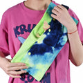 LIKZINWA Small Animal Sling Carrier, Bearded Dragon and Lizard Reptile Carrier With Adjustable Strap (Blue-Green)