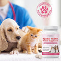 Anti-Diarrheal Support for Dogs & Cats Probiotics 250 Chewable Tablets, Helps Relieve Occasional Diarrhea in Cats Dogs, Situational Diarrhea Relief with Kaolin, Contains Beneficial Probiotic Bacteria