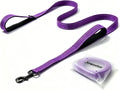 Heavy Duty Dog Leash - 2 Handles by Padded Traffic Handle for Extra Control, 6foot Long - Perfect for Medium to Large Do