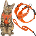 Voyager Escape-Proof Step-in Harness & Leash - Orange, Small