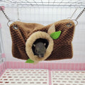 Small Animal Hammock, Hamster Hanging Bunkbed Hammock & Tunnel Warm Bed House Cage Nest Cage Hanging Tunnel and Hammock 