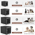 DONORO Dog Crates for Small Size Dogs Indoor Double Door Dog Kennels & Houses for Puppy and Cats, Collapsible Metal Cont