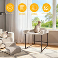 Dog Window Perch with Removable Stairs, Cat Window Seat with Cushioned Platform, Non-Slip Bedside Foam Pet Bed for Cats 