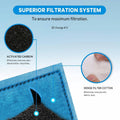 xbbwmrs 9 PCS Aquarium Filter Cartridge Compatiable with Aqua-Tech Filters (EZ-Change #1) Fish Tank Filter Cartridge Com