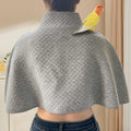 Parrot Shoulder Protector & Bird Diaper Shawl - Keep Clothes Safe from Scratches & Poop, Reusable Training Cape for Parakeets, Cockatiels, Conures, Lovebirds, Finches, Macaw (grey)