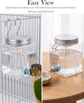 Parrot Needle Water Bottle, Leakproof Bird Automatic Water Feeder,520ml