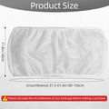 Quadafy Bird Cage Seed Catcher Guard, Adjustable Stretchy Net Cover for Parrot Enclosures, Bird Cage Skirt Netting, Seed Catcher for Protective Shield for Parrot Enclosures (White)