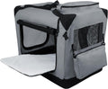 EliteField 3-Door Soft Dog Crate with Bed & Carrying Bag (2-Year Warranty)