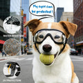 Enjoying Clear Dog Goggles Medium to Large Breed, Dog Sunglasses UV Protection, Large Dogs Driving Eye Protection, Outdo