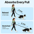 Hands Free Crossbody Dog Leash Bag, Dogs up to 60 lbs