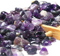 WAYBER 1 Lb/460g Natural Purple Amethyst Quartz Crystal Stones Irregular Decorative Pebble Rock Sand for Aquarium/Fish T
