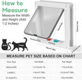 Cat Door for Interior/Exterior Doors and Walls (M)
