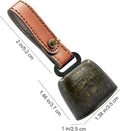 Dog Cats Collar with Anti-Theft Bell and Country Cow Bell