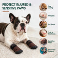 Kuoser Dog Boots, Waterproof Anti-Slip Dog Shoes with Adjustable Straps