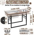 Elevated Dog Bowls for Large and X-Large Breed, 2 Stainless Steel Bowls