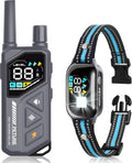 2 in 1 Shock Collar for Dogs 7-120lbs, Automatic Bark Collar with Remote Control, 3300ft IPX7 Waterproof E Collar for La