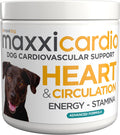 maxxipaws - maxxicardio Heart Support for Dogs (Small Size) – Taurine + L-Carnitine + Hawthorn + Ginkgo – Helps Support Circulation, Energy & Stamina – Easy Mix Powder – Made in USA – 3.2 oz