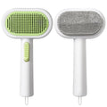 2 in 1 Double Sided Cat Brush,Self Cleaning Shedding Brush for Indoor,Dog Bunny Pet Grooming Tool,Cat Comb with Release 