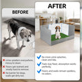 High Walls Dog Pee Pad Holder with Artificial Grass, 32.3"x22"x15.7" Foldable No-Splash No Assembly Indoor Dog Litter Bo