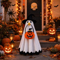 23" Halloween Ghost Porch Goose Outfit for Outdoor Lawn Decor