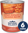 Natural Balance Limited Ingredient, Sweet Potato & Salmon, 13 oz, 6 Pack