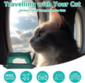 BNOSDM Foldable Travel Litter Box Set for Cat 5 PCS Portable Low Entry