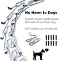 Dog Prong Collar, Walking Training Collar for Small Medium Large Dogs with Quick Release Buckle, Adjustable Pinch Collar