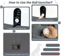 MEKAPLE Automatic Dog Ball Launcher, Upgraded Interactive Dog Balls Thrower with 3 Distance 29Ft-79Ft, Remote Control Ba