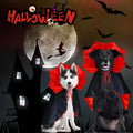GOYOSWA Dog Halloween Costumes, Dog Vampire Devil Cloak Cape Costume Halloween Costumes for Small Medium Large Dogs Pets