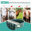 Automatic Water Bowl Plastic Livestock Waterer with Float Valves Stainless Steel Cover Livestock Water Trough Bowl,for C