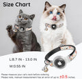 Airtag Cat Collar, Reflective Breakaway Cat Collar with Airtag Holder &Bell