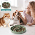 Slow Feeder Dog Bowl, Pet Puzzle Dish w/Suction Cup, Small Medium