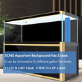 XCNO Blue Black Aquarium Background Poster Fish Tank Background Wallpaper Aquarium Backdrop Double-Sided Fish Tank Decor