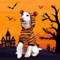DELIFUR Large Dog Tiger Costume - Tiger Halloween Costume for Medium Large Dogs Golden Retriever Labrador Rottweiler Cut