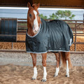 CLASSIC EQUINE Classic Stable Sheet with Closed Front, Black, Medium (CENS22CBKM)