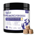 NATURE TARGET Probiotics for Dogs, Duck Flavored Dog Probiotics with Prebiotics and Digestive Enzymes for Dog Gut Health, Vitamins and Omega 3 for Skin & Coat & Immune Health - 120 Treats