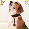 Moxweyeni 3 Pieces Loud Dog Collar Bells with Nylon Strap Pet Training Necklace Goat Bear Bell for Small Dog Collar Char