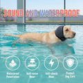 Dog Head Wrap - No Shake Ear Wrap Snood for Noise & Anxiety Relief, Ear Protector with Calming Hoodie, Dog Headband Ear 