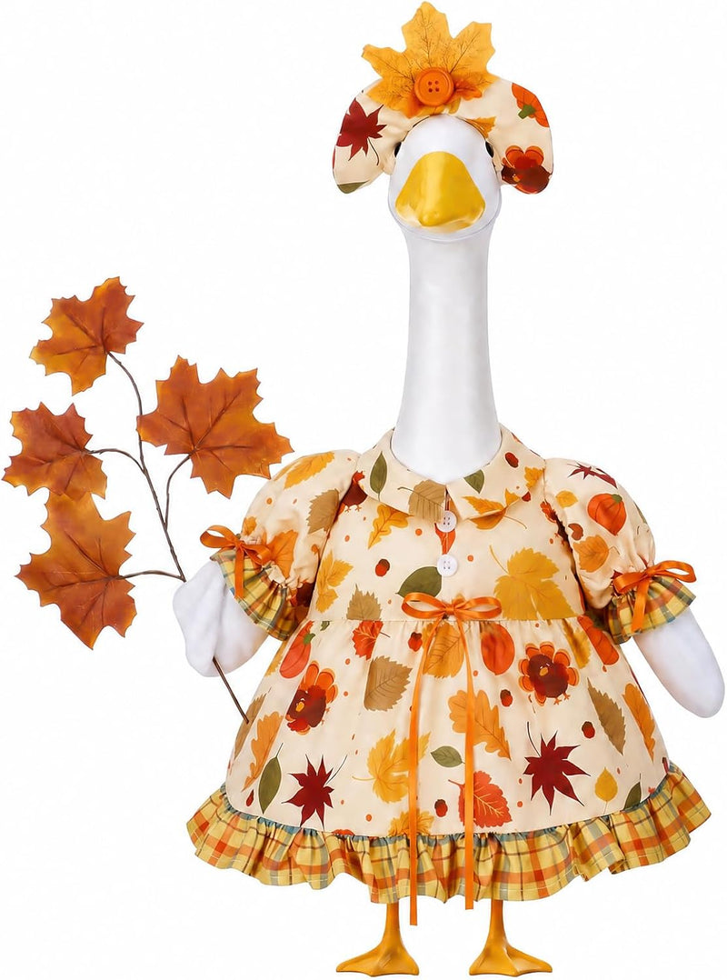 Fall Maple Porch Goose Outfit Fall Goose Clothes