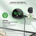 PAIZOO LED Rechargeable Reptile Thermometer Hygrometer Always-on Display